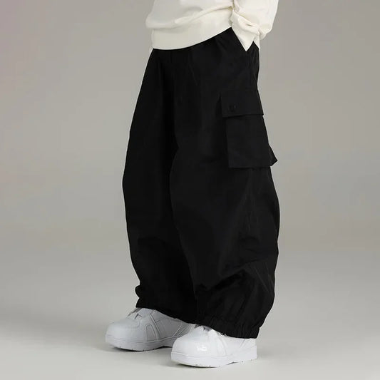 Pantalon Baggy Imperméable Chaud pour Homme et Femme, Vêtement d'Extérieur, Neige, Hiver, 2024, 506 (Réf. 134565)